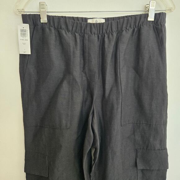 NWT Babaton Titan Cargo Pants Women Elevated Basics Black Straight Leg Women 6 - Picture 4 of 12